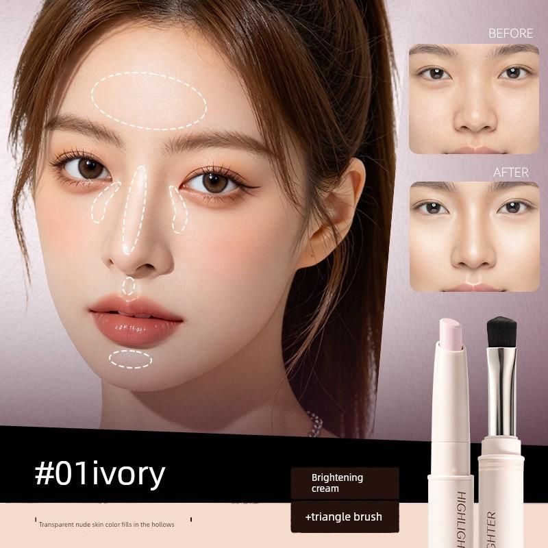 Double-Ended Contouring Pen, Highlighter Pen, Natural Facial Contouring, Nose Shadow, Shading for Beginners and Students