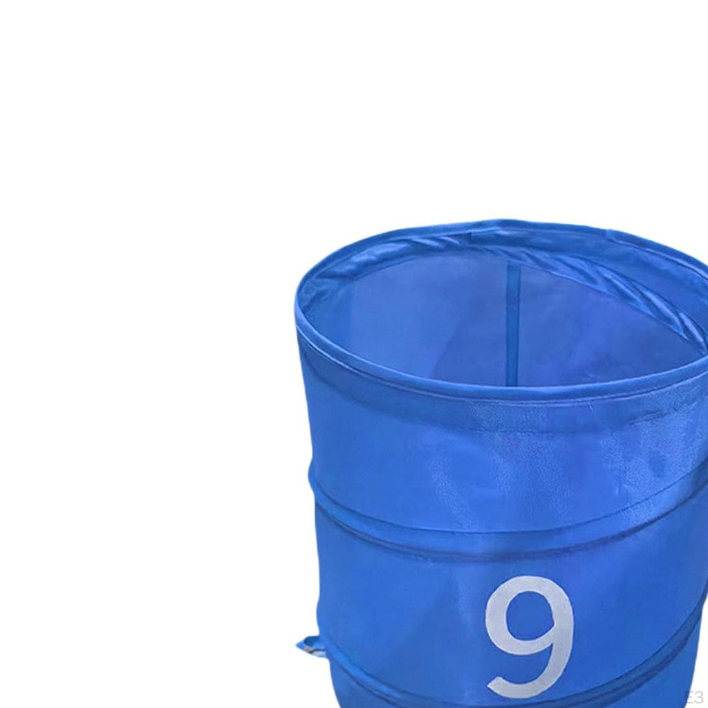 Backyard Golf Bucket Easy To Store Oxford Cloth Foldable Storage for Indoor Outdoor Family