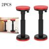 2Pcs Telescopic Support Rod Installing Cabinet Jacks Adjustable Support Bracket Stainless Steel Cabinet Mounting Brackets