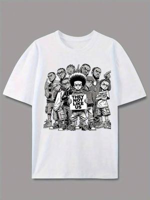 Unisex-Freizeit-T-Shirt mit Aufdruck „Personality Attitude Mark“, Sommer-T-Shirt mit Rundhalsausschnitt und kurzen Ärmeln