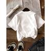 European Sizes Children's Summer Short-Sleeve T-Shirt, Cartoon Print Top for Girls, Featuring a Cute Design, Suitable for Outings and Daily