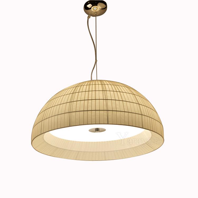 Minimalist Fabric Chandelier: Modern Decorative Lighting for Bedrooms, Studies, or Restaurants
