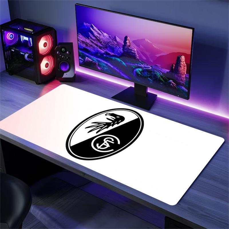 SC Freiburg Print Cushion Non-slip Laptop Tablet Big Mousepad XXL Mat Mini PC Playmat With Lock edge
