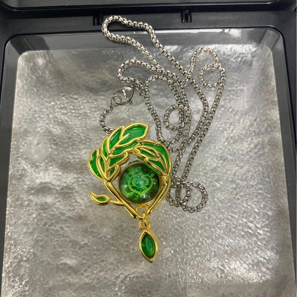 Seven Heavenly Gods Statue Eyes of the Grass God Necklace Cosplay Cultural School Gift [Sizuuenn] - - Prop, Accessories, Festival, Festival, Festival,
