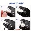Crimping Pliers Set Wire Crimping Plier Box Jaws Kit For Tube Insulation Terminals Electrical Multi-Functional Clamp Tools