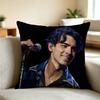 P-Pop Rock Trio Band J-Jonas Brothers Square Double-Sided printed Pillow Case Bedroom Bedside Pillow Sofa Cushion Cover