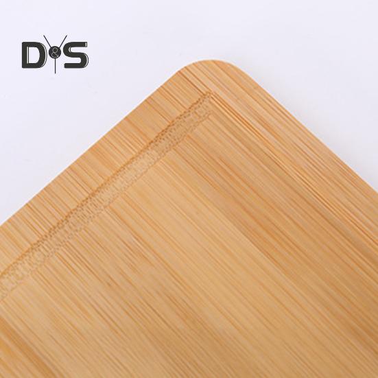 Bamboo Cutting Board Thickened Double-Sided Chopping Board for Meat And Vegetables Kitchen Chopping Panel with Vertical Storage Anti-Mildew Fruit