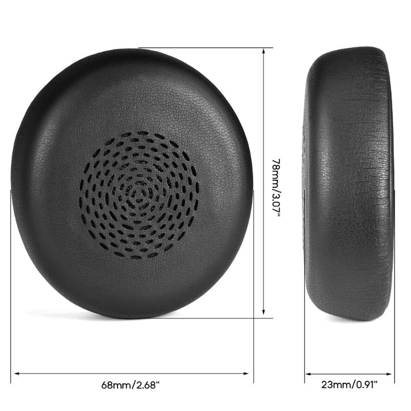 Strapazierfähige Ohrpolster für Evolve2 75 Kopfhörer Weiche und elastische Ohrpolster für besseren Komfort und Geräuschisolierung