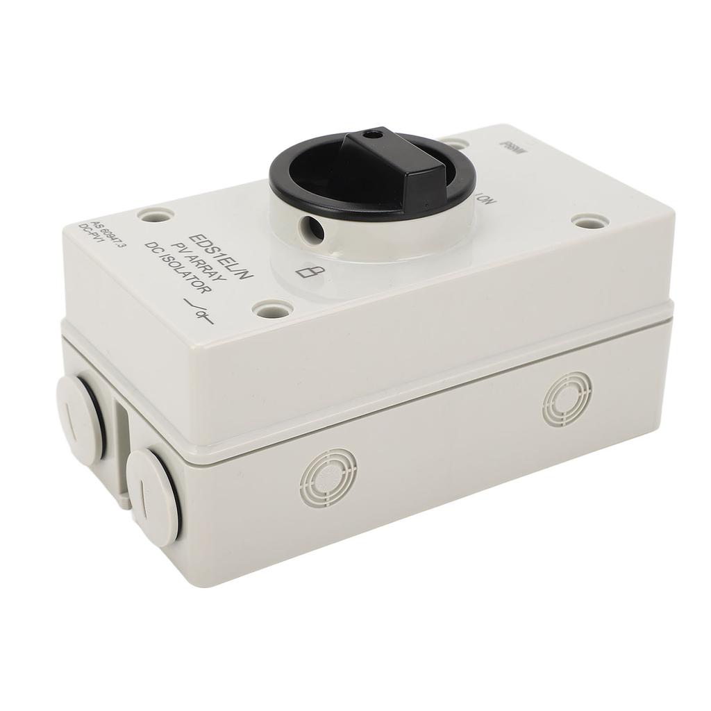 PV DC Isolator Switch 32A IP66 Waterproof Flame Retardant Photovoltaic Quick Disconnect Switch 1000V