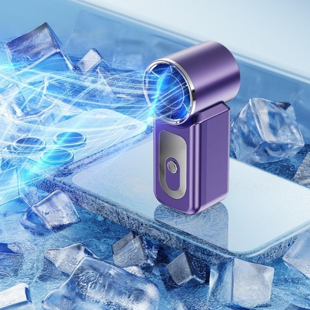 199 einstellbare Gänge Mini-Ventilator Hohe Geschwindigkeit Kleiner elektrischer Ventilator Handheld Turbo-Ventilator Reise