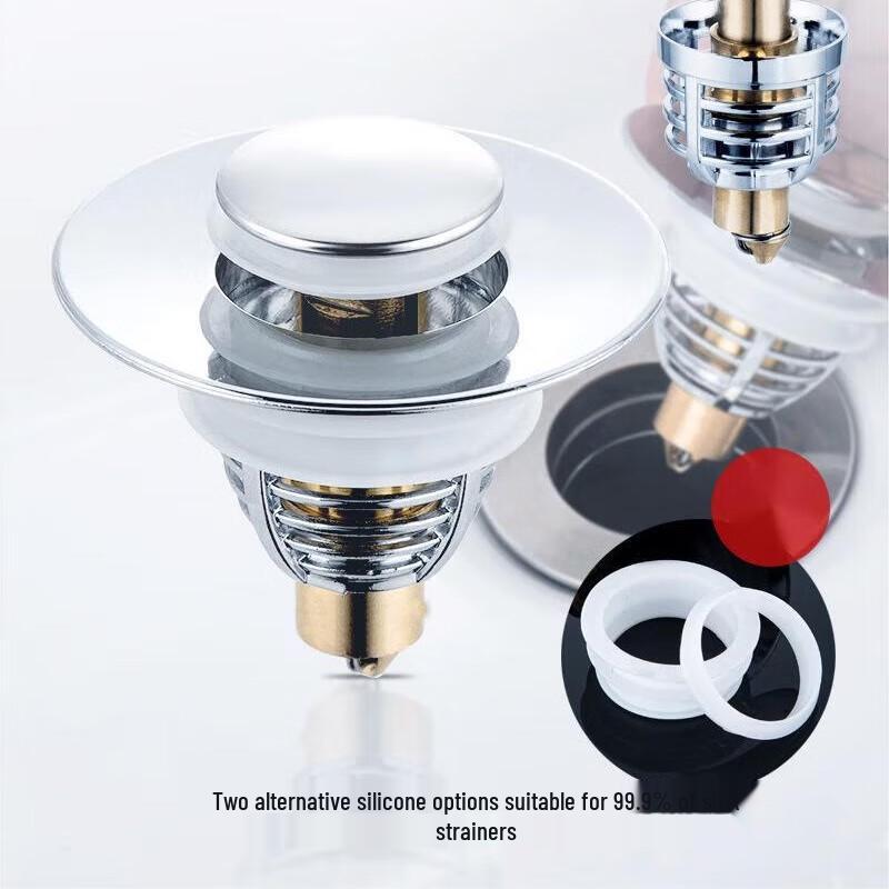 Stainless Steel Anti-Odor Pop-Up Basin Drain Stopper