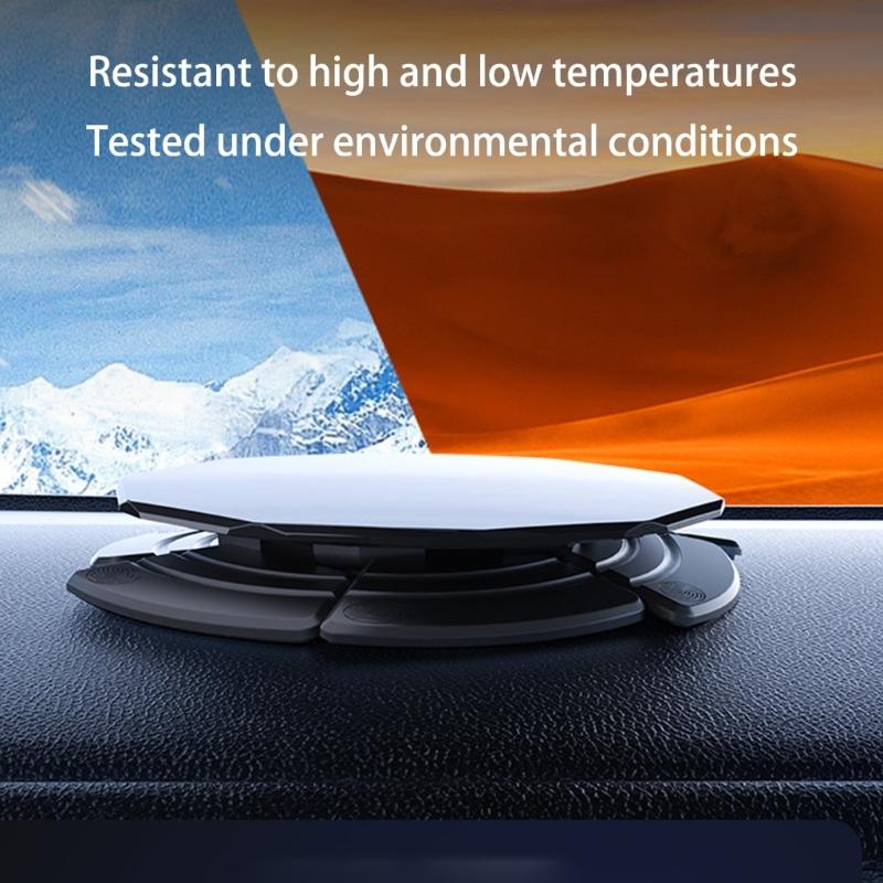 2PCS High Adhesion Suction Cup Pad Silicone Grip Disc Secure Phone Holder Base Mounting For Most Car Dashboard Designs