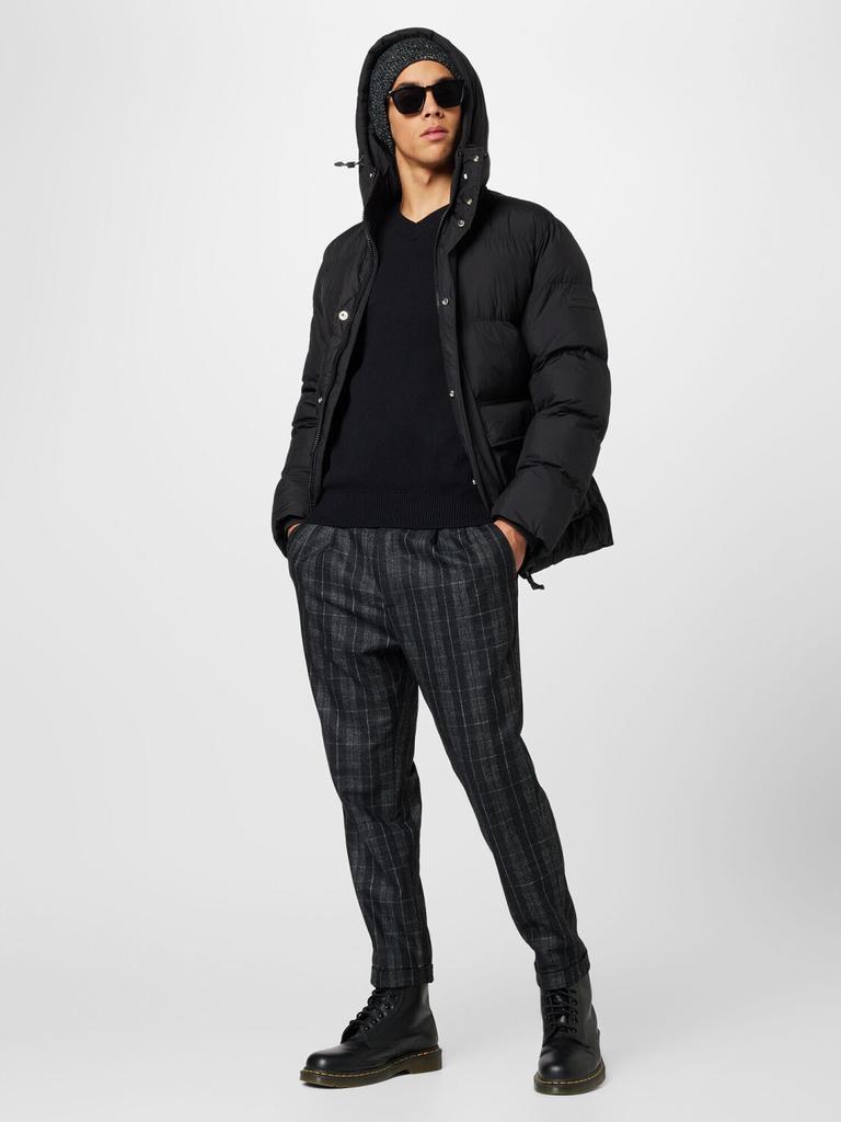Winter Jacket Marc O'Polo Down Jacket with Hood Regular with Water-repellent Surface (231092670032) Black