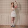 Ceme Adu Cest_Layered Ruffle Mini Skirt_White