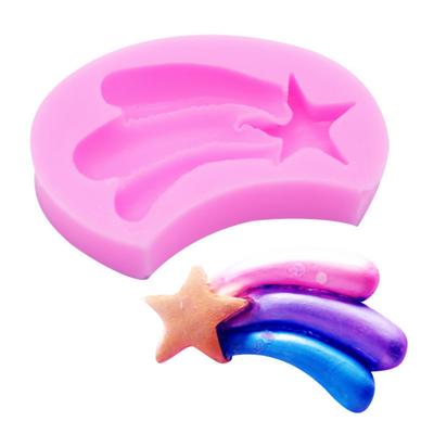 Meteor Regenbogen Modellierung Silikonform Fondant Kuchen Schokoladenform