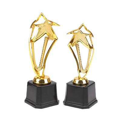 Stern Kunststoff Goldener Auszeichnung Pokal Schüler Gewinner Auszeichnung Pokal Goldener Pokal Tasse Wettbewerbe Belohnungspreis Tasse Für Erwachsene Kinder