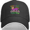 Beads and Bling Its a Mardi Gras Thing Graphic Baseball Cap Polyester Casual Adjustable Hat
