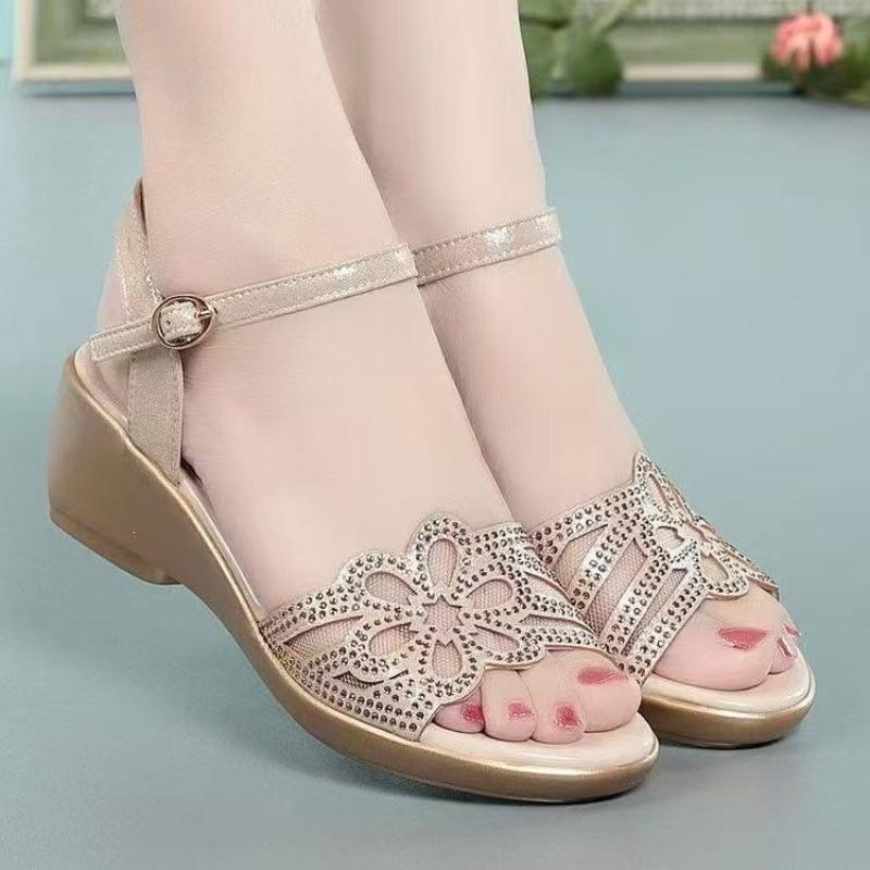 Anti-slip Shoes - New Style Women's Sandals with Platform Heels and Soft Soles