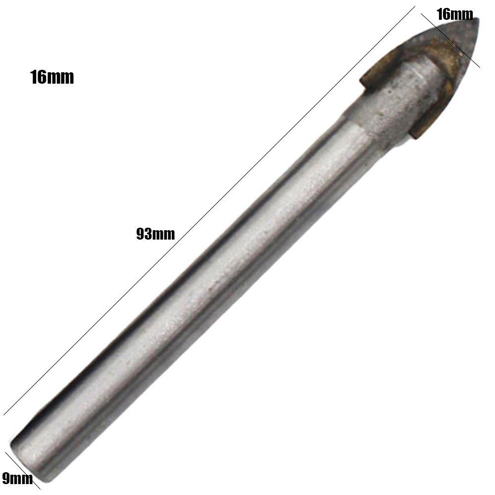 Color Tungsten Carbide Tip 3-16mm Triangle Drills Glass Drill Bit Power Tool Accessories Cut Tools