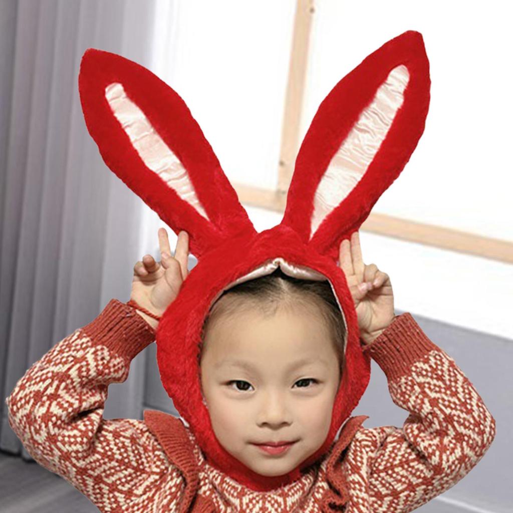 Bunny Costume Headgear Cosplay Headband Long Ear Decorative Hat for Carnival Festival