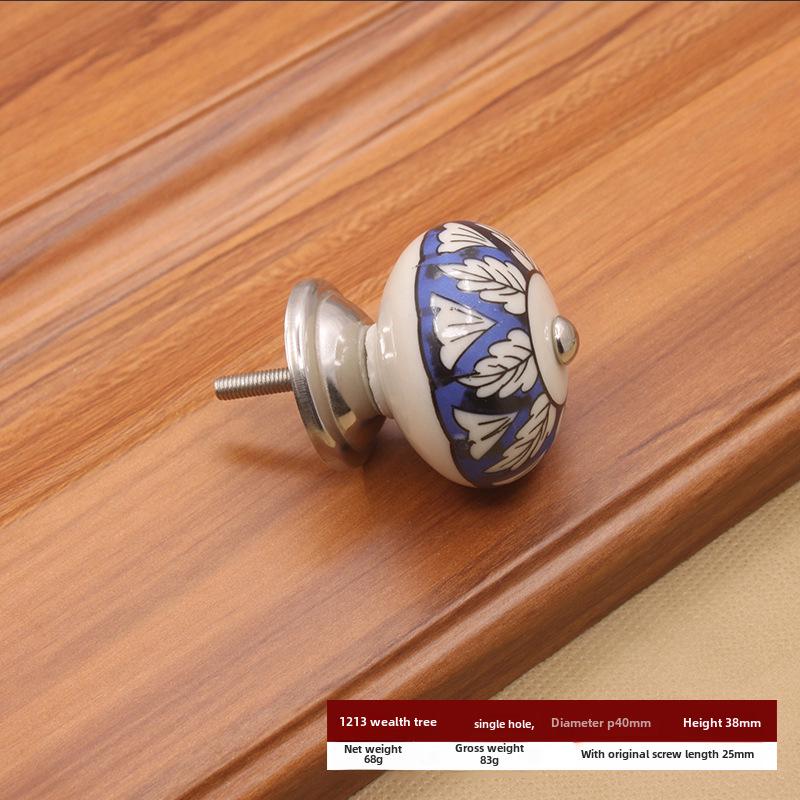 Modern American Ceramic Pumpkin Cabinet Handle