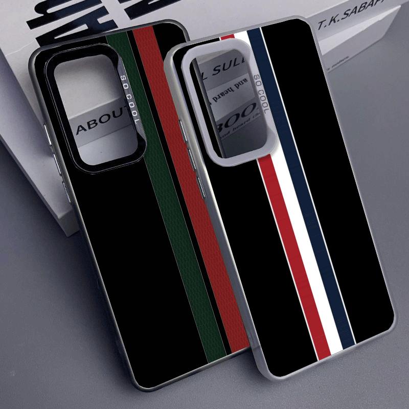 Luxury Sports Line Cool Stripe Soft Phone Case for Samsung A17 A16 A15 A14 A13 A57 A56 A55 A54 A53 A37 A36 A35 A34 A33 A26 A25 A