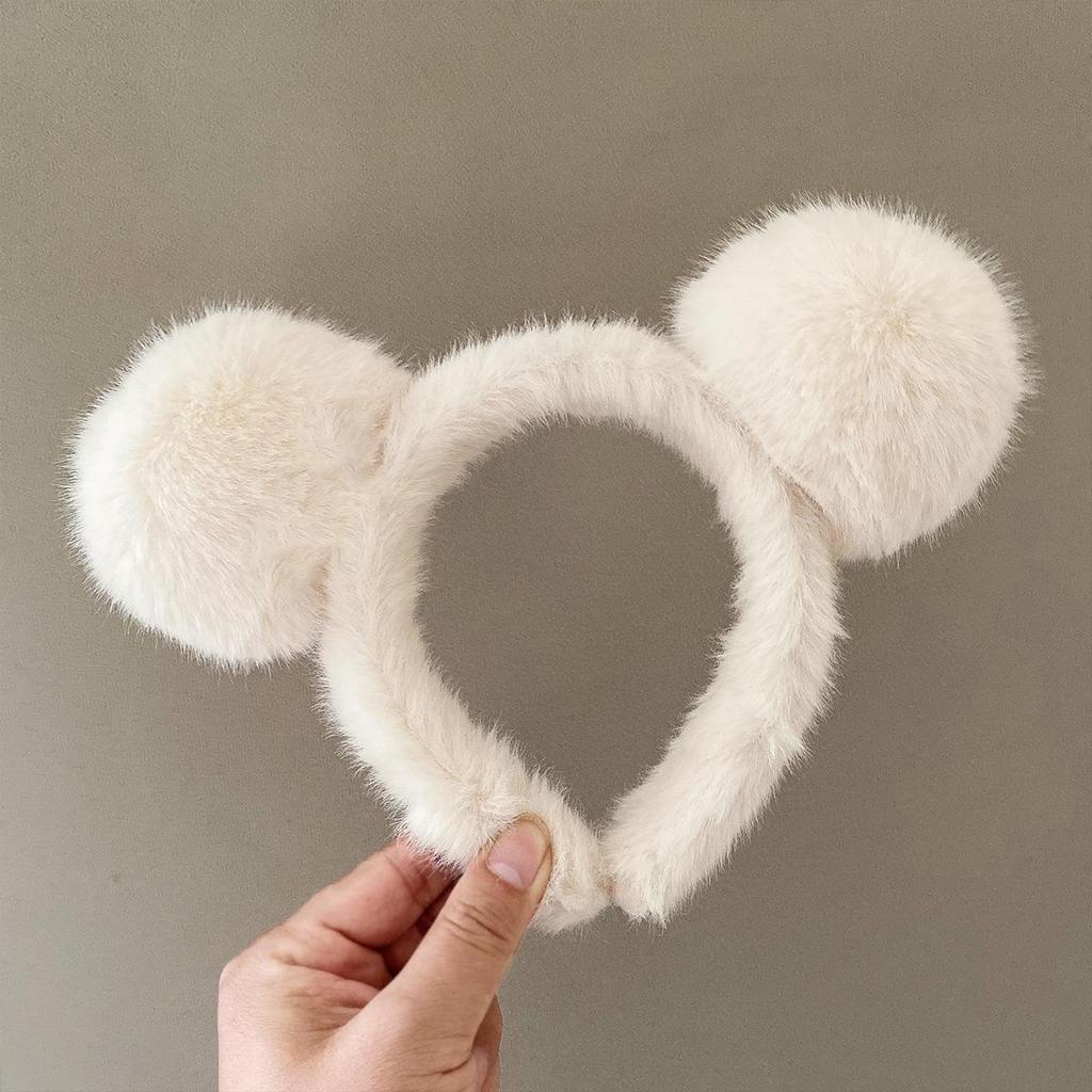 2025 Multi-color Kitty Bow Headband: Cute Cartoon Plush for Women