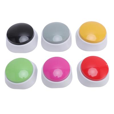 6PCS Voice Recording Buttons Clear 30 Seconds Recording Multifunctional Voice Pet Buzzer Training