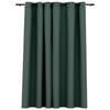 VidaXL Rideau occultant Aspect de lin avec œillets Vert 290x245 cm
