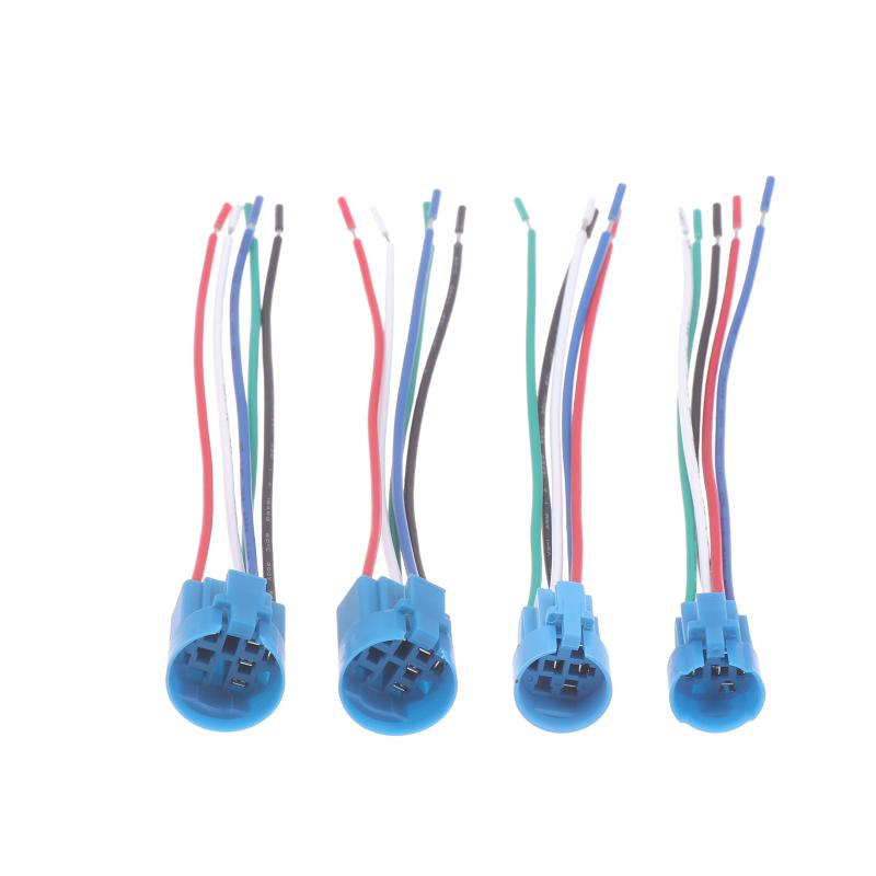 16/19/22/25Mm Cable Quick Connectors Electrical Wires Socket Harness Led Light Metal Push Button Switch Connection Assembly