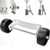 Outdoor Propane Patio Heater with Wheels, Commercial & Residential,  Gray, with Water Tank, 32.1 X 32.1 X 91.3 Inches (LxWxH)