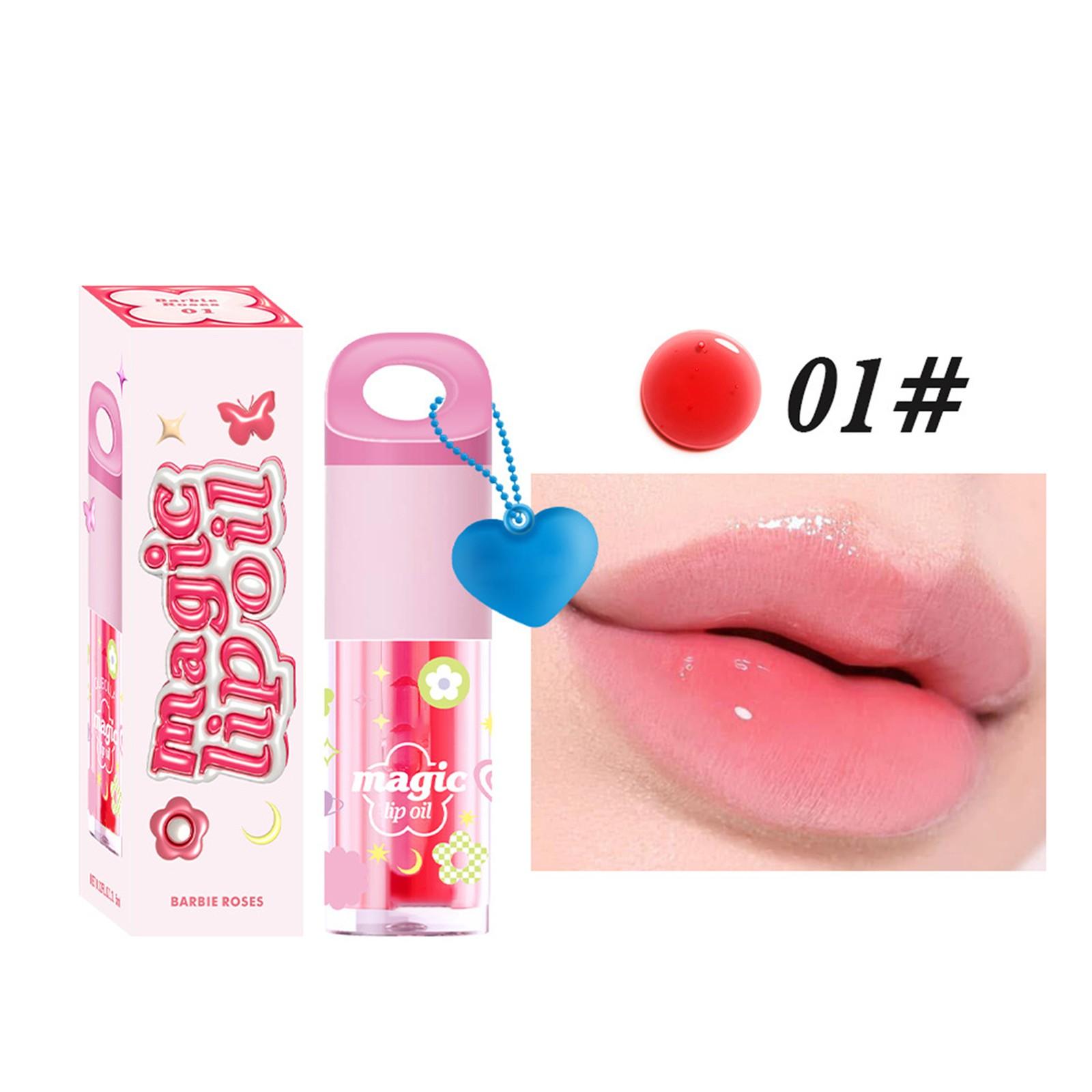 

Масло для губ, придающее объем, блеск для губ, увлажняющий блеск для губ, подвеска, портативное масло для губ, 3,5 мл One Size