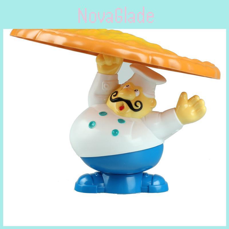 Kreativ Balanspizza Småbarns Pedagogiskt Spel Med Plastkonstruktion För Barnlekrum