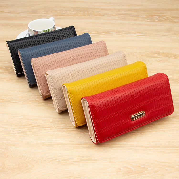 Pu Long Wallet For Women With Multiple Card Slots And Coin Pocket For Daily Use
