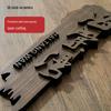 Chinese Style Solid Wood Door Sign for Hotels, B&Bs, Tea Houses, Restaurants, and Homes