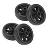 4Pcs Luggage Wheel Suitcase Wheels Universal Wheel Caster Wheel PVC Accessory for Replacement
