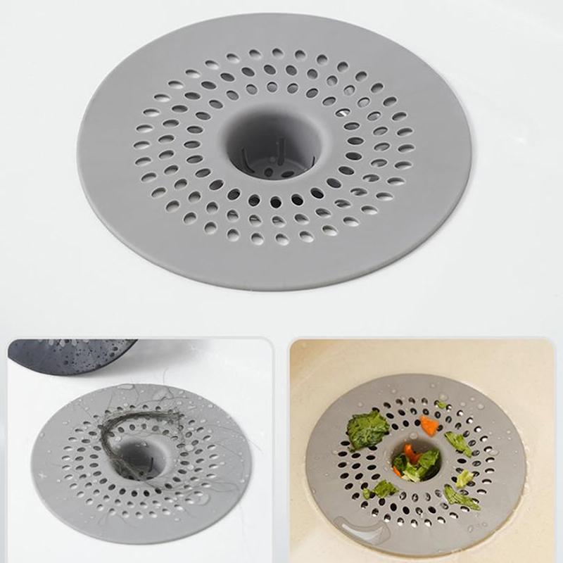 1 szt. Silikonowy Filtr do Odpływu Podłogowego Łapacz Włosów Sitko do Odpływu Z Otworami Odpływowymi Do Odpływu Prysznicowego w Łazience Sitko do Zlewu Kuchennego