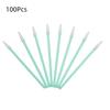 100Pcs Dust Free Digital Camera Cleaning Brush Non-Fluffy Fiber Tips Fine Precision Cleaning Swabs Plastic Handles