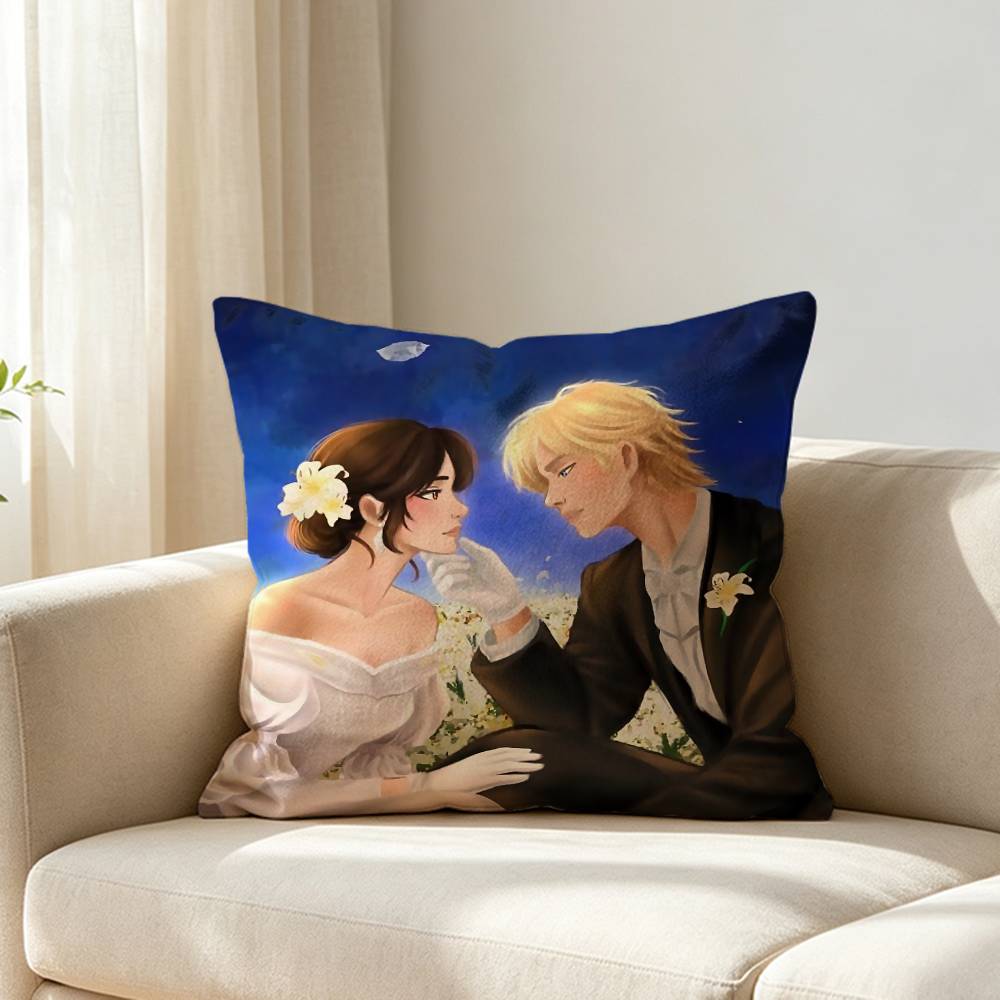 LOVE K-Kit and L-Lili Customizable Square Cushion Cover Double Sided Print Pillow Case