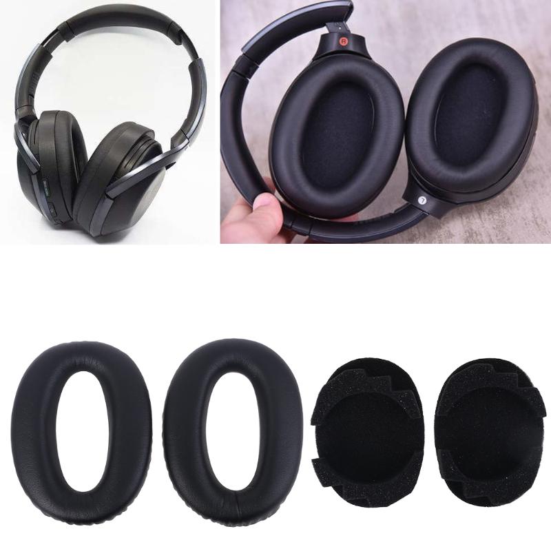 Memory Foam Ear Pads Cushion Sponge Cover for MDR-1000X MDR 1000X WH-1000XM2 Soft Earpad Wireless Protective Sleeve