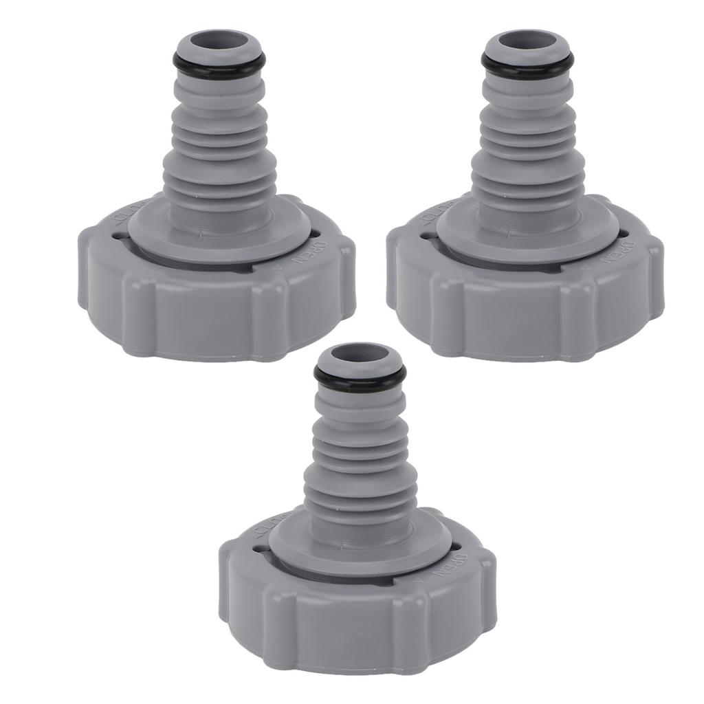 3ks Náhradní vypouštěcí ventil bazénu Pro P6H1419 Vnitřní závit 1,6 palce Vnitřní rozhraní Vnější