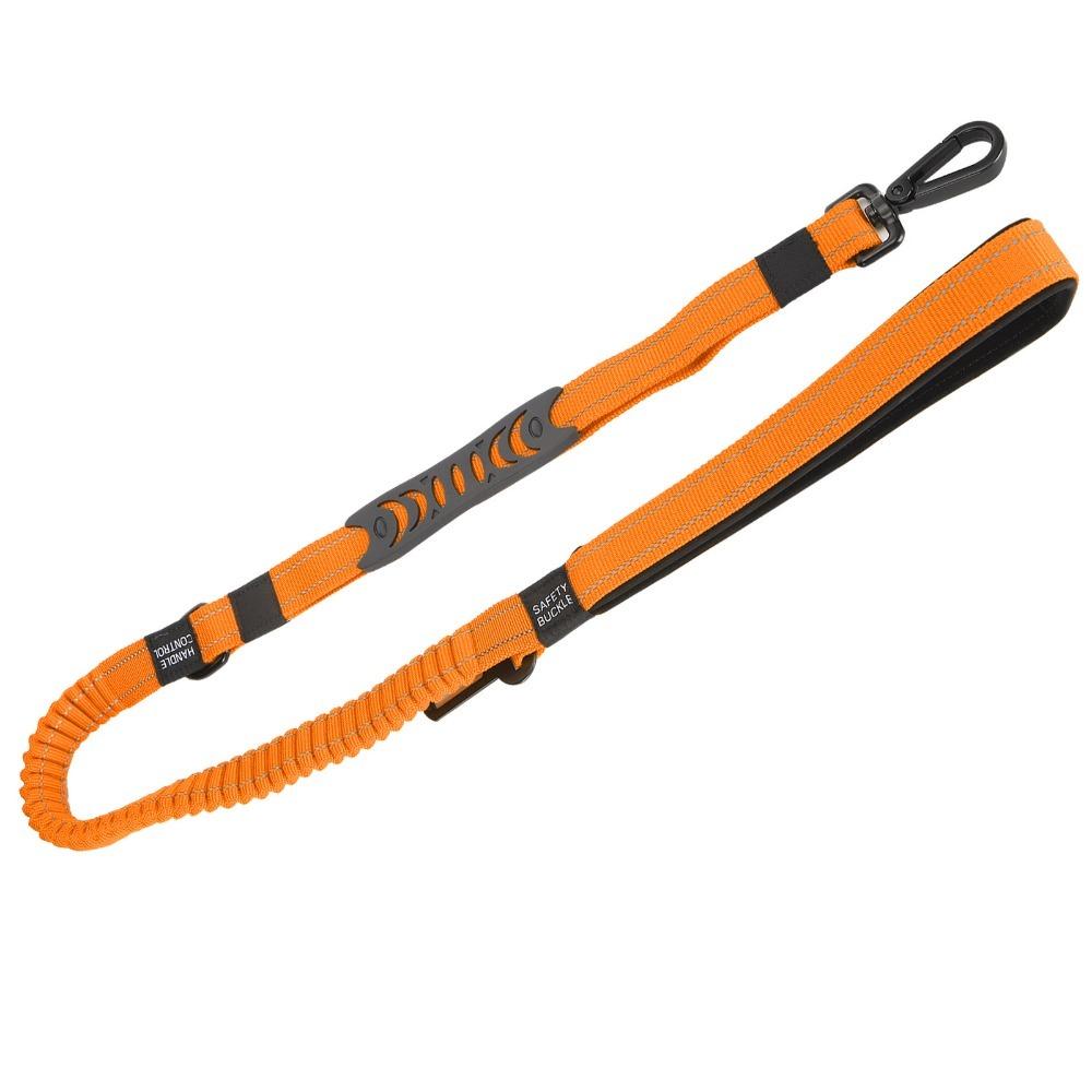 Multi Available Shades Dog Car Leash Stretchy Webbing Elastic Dog Lead  Car Travel Use