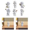 Cherub Skulptur Baby Engel Statue, Modern, mit Flügeln Amor Figur Kleiner Engel Dekoration für Indoor Garten Heimdeko