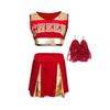 Dance Performance Cheerleading Uniform Short Skirt Suit Halloween Party Gift