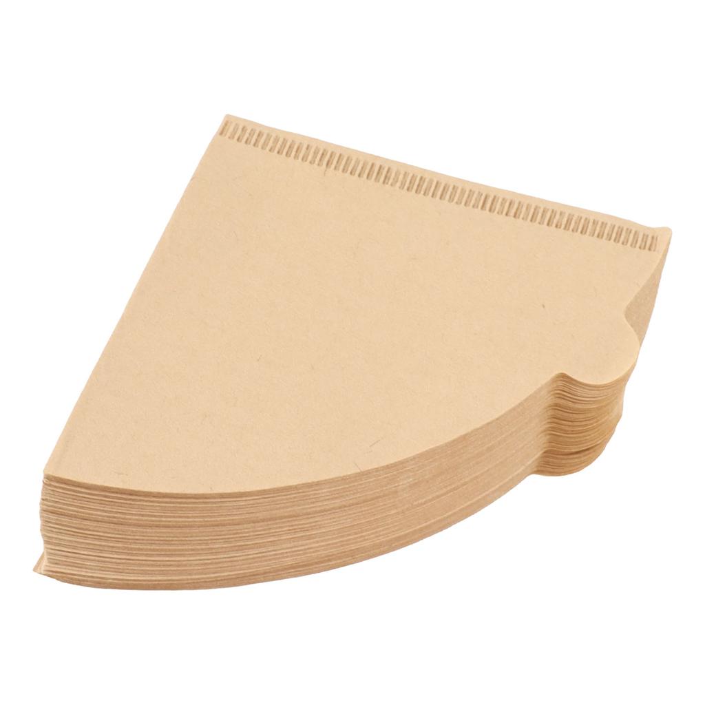 100PCS Cone Coffee Filter Paper Replacement 1‑2 Cup Disposable Coffee Dripper Fiber Filters