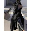 Thickened Autumn and Winter Over-the-knee Sweater Jacket Women's Loose Long-sleeved Knitted Cardigan