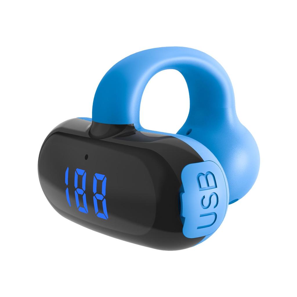 M10 Bluetooth Earbuds: New Clip-On, Dual or Single Ear, External Sound, Sports & Business Style.