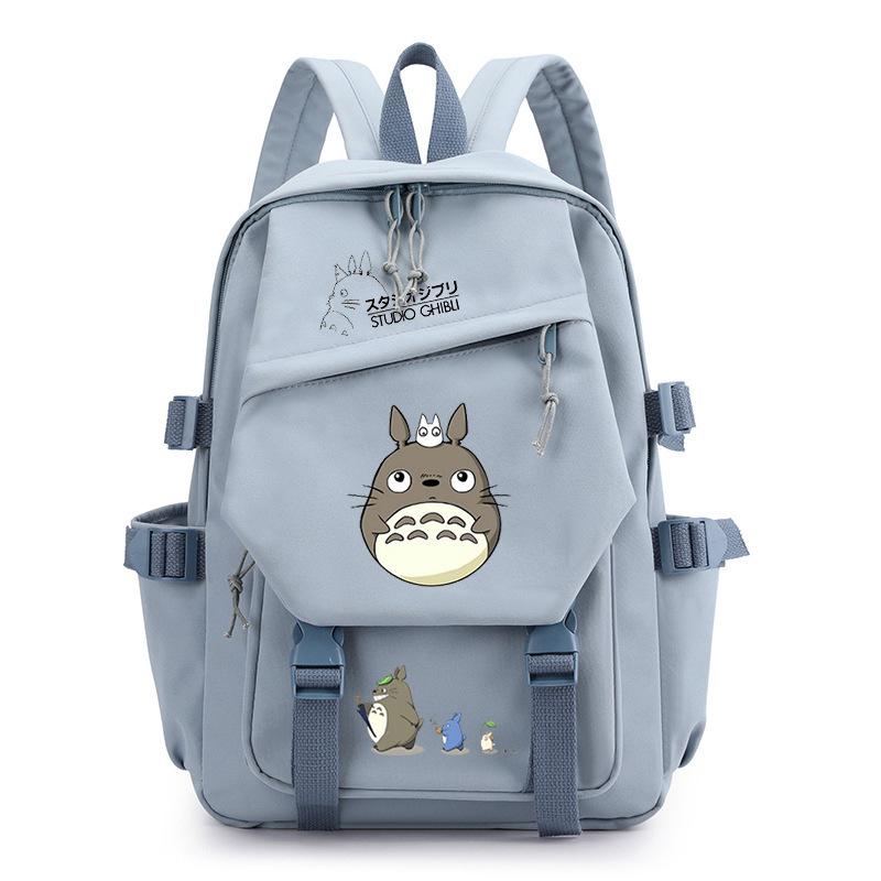 Totoro Dorado cute cartoon peripheral children's school bag spine care primary and secondary school backpack