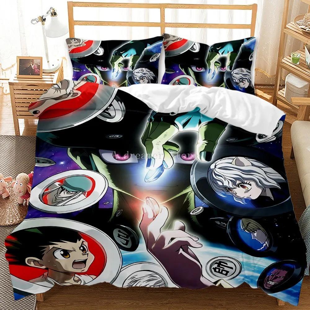 Japan Anime My Hero Academia Printed Bedding Set Cartoon Duvet Covers Pillowcases Comforter Bedding Set Bedclothes Bed Linen