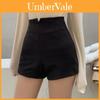 Casual Waist Shorts For Women With High Waist And Zipper Closure Summer Comfort Wear